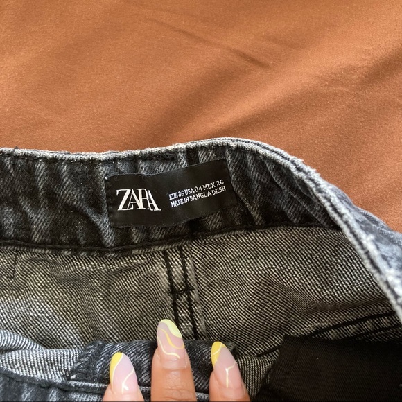 🌱SOLD🌱 High waisted zara jean shorts - Picture 3 of 3